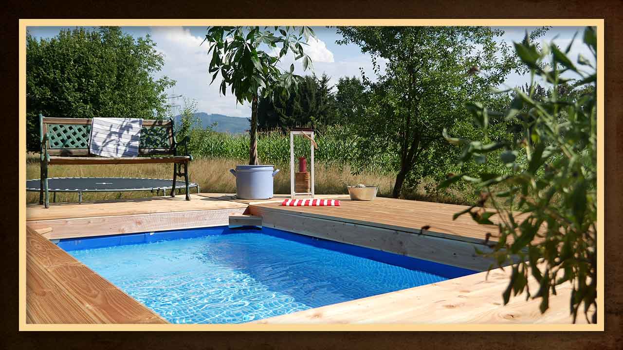 Pool selber bauen - Swimming Pool mit Terrasse - made by myself